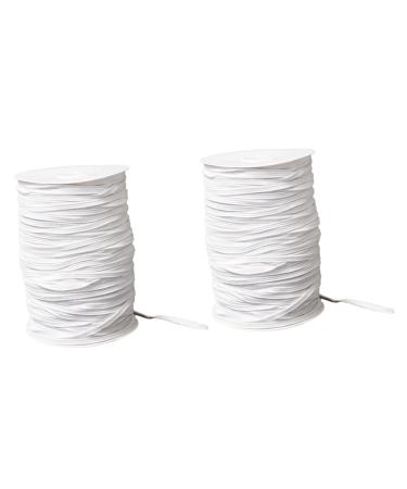 Clispeed 2st rubber band Earring cord Stretch tapes stretch band Elastic replacement strap elastic rope for mask elasticity ear hooks loop elastic cord spool 7312x0.3cmx2pcs