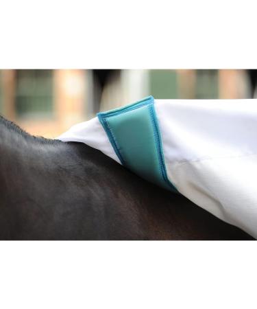 Weatherbeeta Sweet Itch Shield Combo Neck Fly Rug 7ft - White & Blue | Best Protection for Horses | International Shipping Available - Buy Online on GoSupps.com