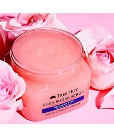 Tree Hut Sugar Body Scrub 18 oz Variety Pack - Coco Colada, Coconut Lime, Moroccan Rose - Set of 3 Gentle Exfoliating Scrubs - Buy Online on GoSupps.com