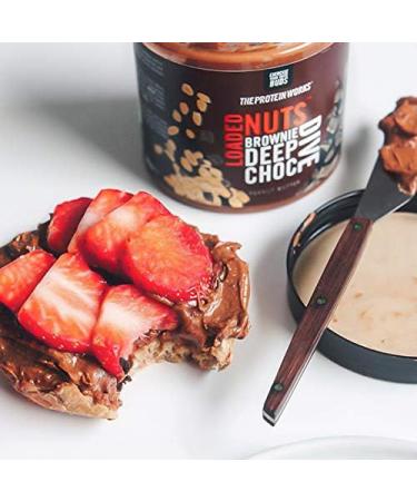 THE PROTEIN WORKS Flavored Peanut Butter - THE PROTEIN WORKS - Brownie and Chocolate Chunks - 500g - Buy Online on GoSupps.com
