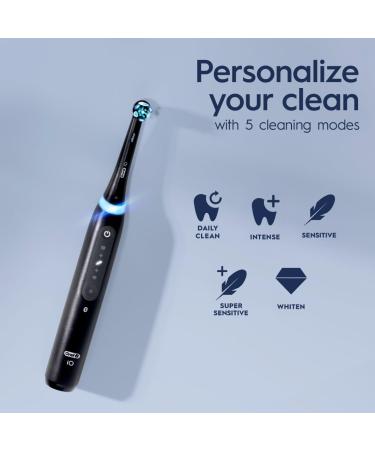 Oral-B iO Series 5 Ultimate White Rechargeable Electric Toothbrush with Visible Pressure Sensor, 2 Minute Timer, 5 Cleaning Settings, 1 Replacement Toothbrush Heads, and Travel Case, White - Buy Online on GoSupps.com
