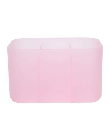 6 Grid Dust Brush Storage Box - Heavy Duty Multifunction Nail Tool Organizer for Home (Pink) | International Shipping - Buy Online on GoSupps.com