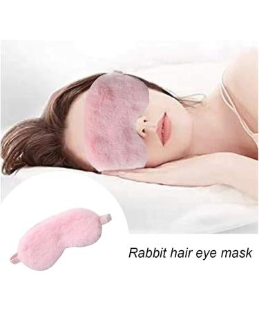 4 Pcs Plush Silk Sleep Mask Set with Adjustable Elastic Strap for Women Men Kids - Buy Online on GoSupps.com
