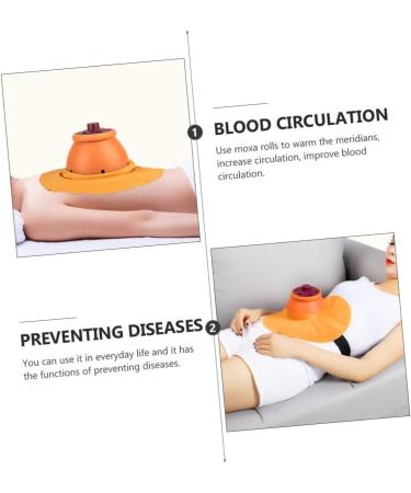 Buy Healeved Moxibustion Jar - Household Moxibustion Box with Stainless Steel Burner 17x1cm Ideal for Home Use - Fast International Shipping - Buy Online on GoSupps.com