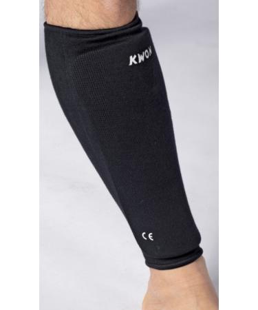 Kwon shin guards fabric CE black senior - Buy Online on GoSupps.com