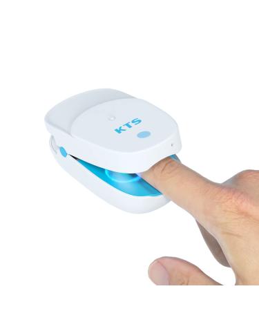 KTS Nail Fungus Cleaning Device for Fingernails and Toenails Rechargeable & Portable Laser Therapy Instrument for Onychomycosis 7 Minutes a Day Don't Be Embarrassed Again Rice White