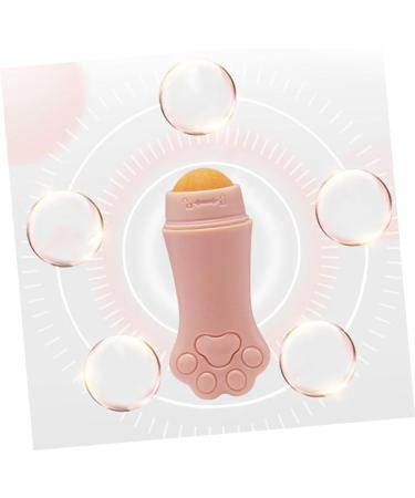 BELLIFFY 1pc Volcanic Stone Oil-absorbing Ball Facial Volcano Stone Roller for Face Volcanic Rock 7.5x3cm Pink - Buy Online on GoSupps.com