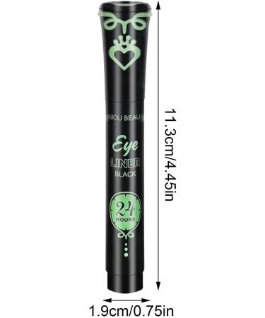 Eyeliner Quick-Drying Long-Lasting Liquid Waterproof Eyeliner Brush Tip Liquid Eyeliner Precise Ultra Fine Non-fading Liquid Eyeliner for Women Girls Green - Buy Online on GoSupps.com