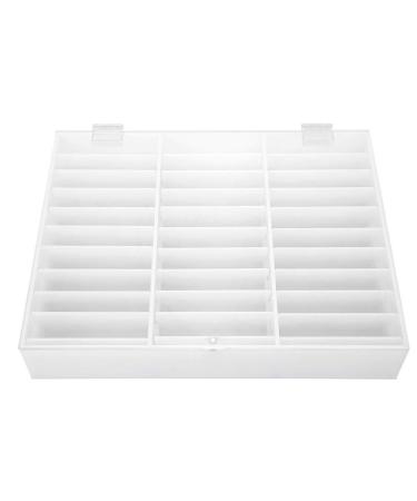 DEKAIM Nail Art Storage Box - Elegant White Container for Fake Nail Tips | Ideal Decorative Organizer - Buy Online on GoSupps.com