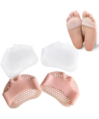 Elastic Metatarsal Comfort Foot Sleeves - 4 Pairs Non-Slip Forefoot Cushions for Discomfort Relief | International Shipping - Buy Online on GoSupps.com