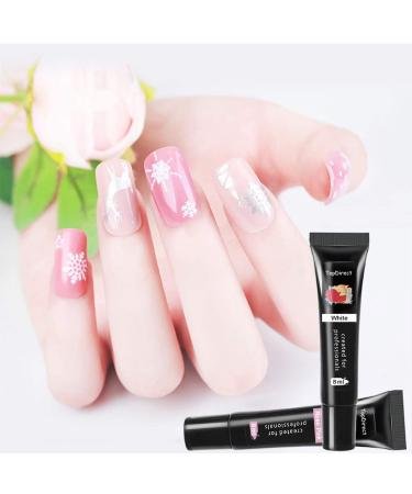 TopDirect Nail Stamping Gel Polish Kit - 8 Colors + 4 Templates + Stamper with Scrapers - Nail Art Manicure Tool Set (Pack of 8) - Buy Online on GoSupps.com