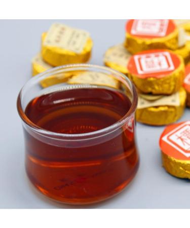 HQZM Yunnan Ancient Puer Tea Small Golden Cake 500g Mini Tuocha Mature Tea Exquisite and Small 1764oz - Buy Online on GoSupps.com