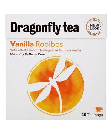 (12 PACK) - Dragonfly Tea - Vanilla Rooibos Tea | 40 Bag | 12 PACK BUNDLE