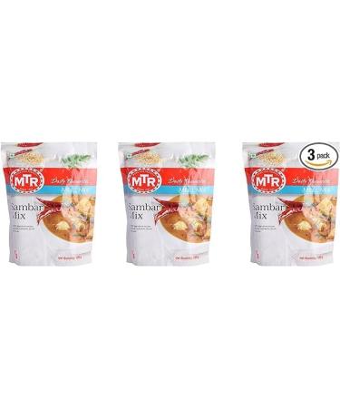 Seelans MTR Instant Sambar Mix 200g (Pack of 3) Authentic South Indian Samber Mix Ready Tasty and Healthy - Buy Online on GoSupps.com