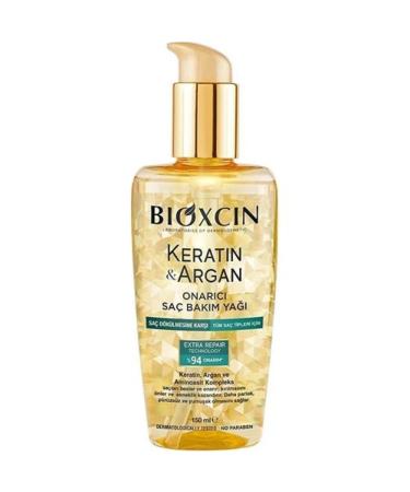 For All Hair Types Against Hair Loss Bioxcin Bioxsine Keratin & Argan Repair Hair Care Oil 150 ml - 5 07 fl oz