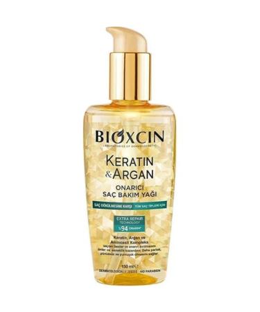 For All Hair Types Against Hair Loss Bioxcin Bioxsine Keratin & Argan Repair Hair Care Oil 150 ml - 5 07 fl oz