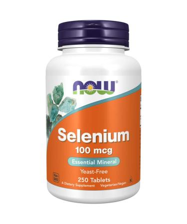 Now Foods Selenium 100 mcg 250 Tablets - PACK OF 2 - Buy Online on GoSupps.com