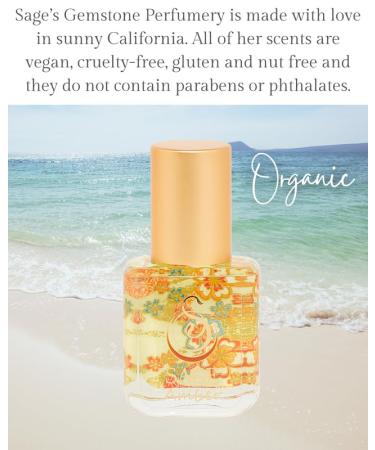 Amber Organic Perfume Oil Extract Roll-On by Sage- 1/4 oz Vegan & Cruelty-Free Earthy Scent Amber Blood Orange Musk Amber 1/4 oz Extract Roll-On - Buy Online on GoSupps.com