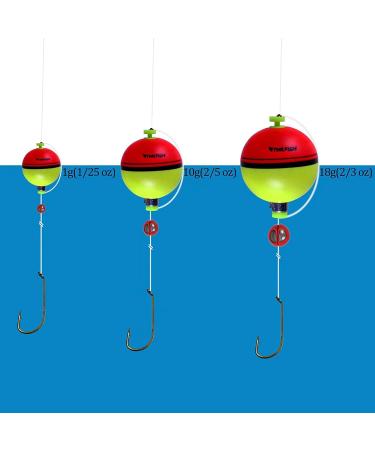Thkfish EVA Foam Round Hover Fishing Poses - Slip Bobbers Fishing Accessories - 5/10 Piece Sets - 10g (40mm) - International Shipping Available - Buy Online on GoSupps.com