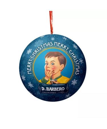 D.BARBERO Barbero Blue Christmas Bauble with Cri Cri Pralines 50g