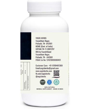 YOGIS HERBS Ponnanganni Capsules (Joyweed/Alternanthera sessilis) 100% Natural Herbal Supplement for Hair Health Eye Care Skin Glow and Detox Support 90 Veg Capsules - Buy Online on GoSupps.com