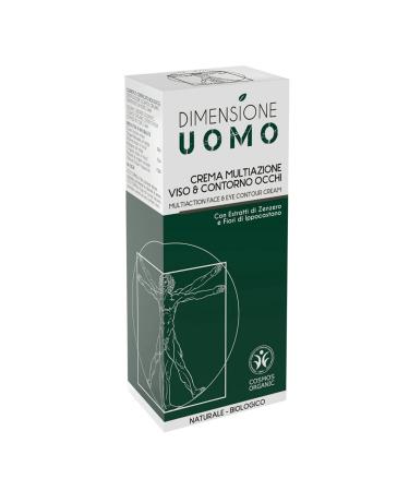 Dimensione Uomo Multiaction Face and Eye Contour Cream 50ml - Premium Anti-Aging Skincare for Men | Shop Internationally - Buy Online on GoSupps.com