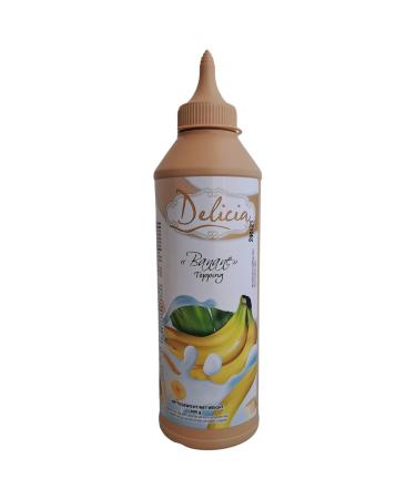 "Banana" desserts sauce |Seductive topping in a 600g bottle |Delicia desserts sauce - versatile use - develop your creativity