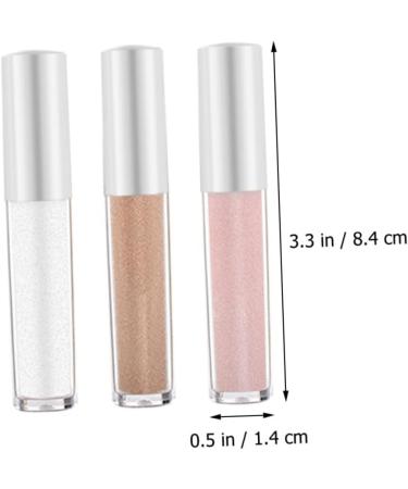 BIUDECO 3pcs Polarized Monochrome Eyeshadow Bling Eyeshadow Sparkle Eyeshadow Glitter Eye Shadow Plastic - Buy Online on GoSupps.com