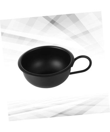 Magiclulu 2-Pack Shaving Bowl Set - Black 9.2cm Cosmetic & Soap Bowls for Men - Perfect for Shaving Foam & Cream - Buy Online on GoSupps.com