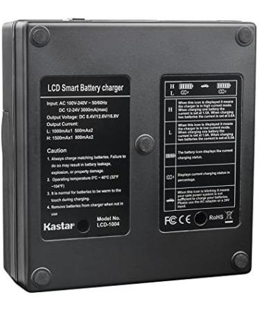Kastar BPU60 Smart LCD Dual Fast Charger for Sony BP-U60 & PMW Series Cameras - Replacement Charger for PMW-100, PMW-200, PMW-EX3 & More - Buy Online on GoSupps.com