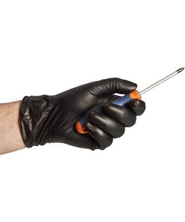 Spontex Extra Black Vinyl Gloves - Unpowdered & Latex-Free Size S 100 Pack - Versatile & Practical Donor Box for E-Commerce - Buy Online on GoSupps.com