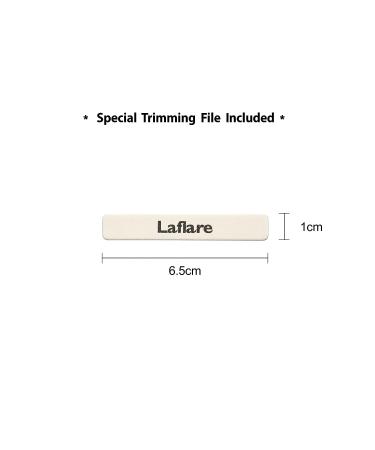 Laflare Gel Glossy Nail Strips - Hologram Silver Gradation | Self-Adhesive Gel Polish Stickers with Double-End Strips & Glitter False Nails - Buy Online on GoSupps.com