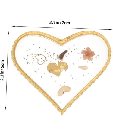 Beaupretty Manicure Tools Set Jewelry Tool Nail Art Display Board Nail Tools for Nail Art Herramientas Para U as Nail Stamping Tool Nail Art Tools Makeup Board Heart Nail Display Pallet Resin 7.00X6.00X0.40CM As Shown - Buy Online on GoSupps.com