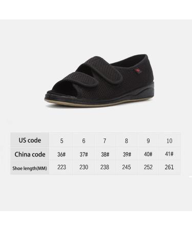 XINTU Lightweight Extra Wide Diabetic Sandals for Women - Khaki - Size 8 - Buy Online on GoSupps.com