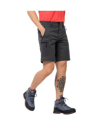 Jack Wolfskin Men's ACTIVE TRACK SHORTS MEN Breathable Hiking Shorts 52 Phantom