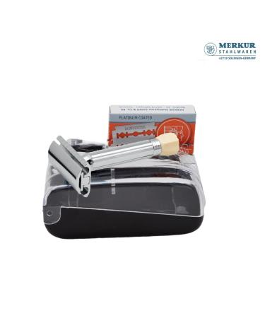 Shop Merkur Chrome-Plated Razors - Premium Shaving Experience in Silver Box | International Shipping Available - Buy Online on GoSupps.com