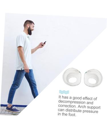 FOMIYES 4 Pairs Orthotic Heel Pads for Women Silicone Gel Insoles for Work Boots & Heel Lift Comfort - Buy Online on GoSupps.com