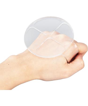 Nail Art Palette Multi-Purpose Use Sturdy Durable Handle Design Nail Polish Palette Easy to Use Acrylic Lip Gloss Material - Buy Online on GoSupps.com