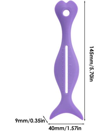 Eyeliner Stencils Silicone Eyes Wing Eyeliner Stencils Tool Lightweight Soft Portable Makeup Stencil for Girls Women Teens Females Purple - Buy Online on GoSupps.com