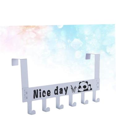 Hook Storage Rack Heavy Duty Organizer Rack Clothes Hanger Racks Over Door Holder Nail Shelf medium White - Buy Online on GoSupps.com