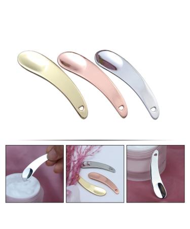 Beaupretty Mixing Spoon Set - 3 Metal Makeup Spatula Applicators for Eye Cream & Facial Care | Mini Beauty Scoop for Home & Salon - Buy Online on GoSupps.com