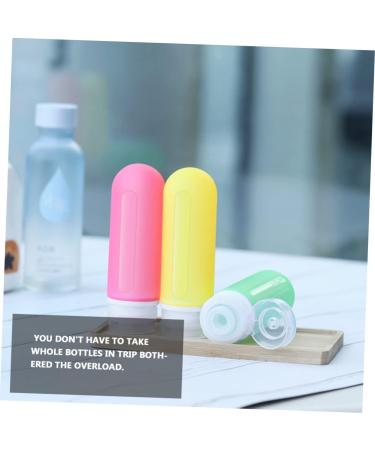 HAPINARY Shampoo Travel Bottle Soft Lip Gloss Yellow Suit Body: Filling Portable Empty Container - Buy Online on GoSupps.com