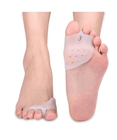 Belissy Bunion Corrector -Toe Separator Silicone Hallux Valgus Corrector Bunion for Hammer Tip with Forefoot Bear