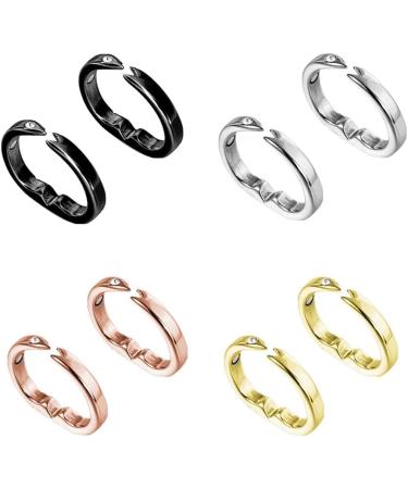 Buy Ausfa Anti-Snoring Ring - 2PC Acupressure Ring for Men & Women | Lymph Drainage & Weight Loss | Golden Snoring Relief - Buy Online on GoSupps.com