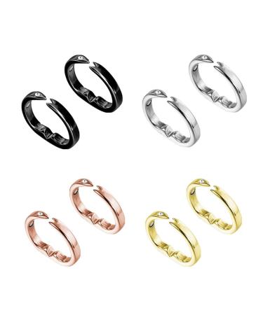 Bagima Lymphatic Drainage Magnet Ring - 2-Part Anti-Snoring & Slimming Adjustable Ring for Men & Women | Anti-Swelling Finger Rings - Buy Online on GoSupps.com