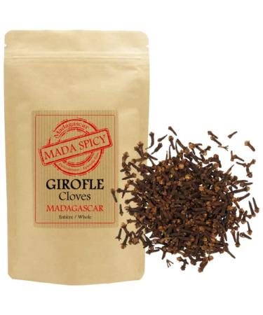 Whole cloves from Madagascar 200gr "Sustainable Agriculture" food zip bag.