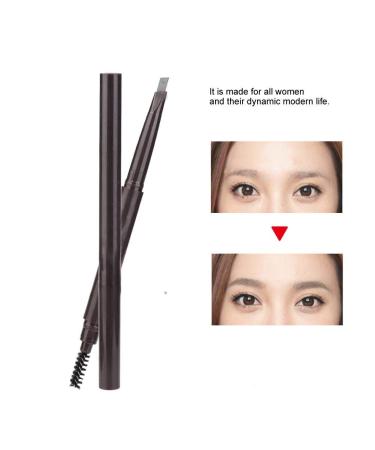 Buy Grey Eyebrow Pen with Brush - Waterproof Double-Ended Automatic Makeup Pencil (4# Gray) for Flawless Brows - International Shipping Available - Buy Online on GoSupps.com
