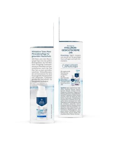 Voltafas Dead Sea Therapy Hyaluronic Face Cream 24h Active Ingredient for Dry & Sensitive Skin 50 ml - Buy Online on GoSupps.com