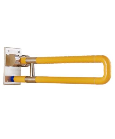 Bathroom Grab Bar Safety Support Rail Toilet Handrail Safety Non-Slip Accessibility Folding Handrail Handicap Elderly Injury Senior Assist Toilet Handle (Color : Yellow) (Yello