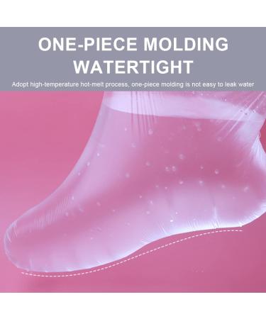 Disposable Foot Covers (100 pcs) | Plastic Socks & Boots for Wax Treatments | Ideal for Spa & Home Use - Buy Online on GoSupps.com
